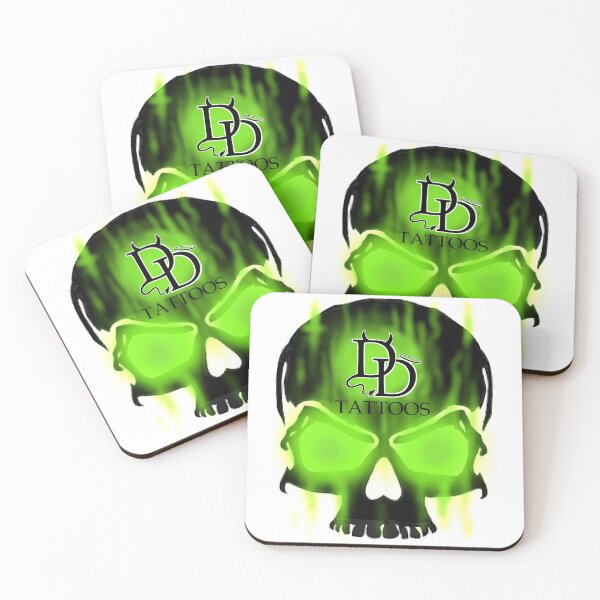 Item preview, Deviantly Devyn Tattoos with Skull designed and sold by Seren14.