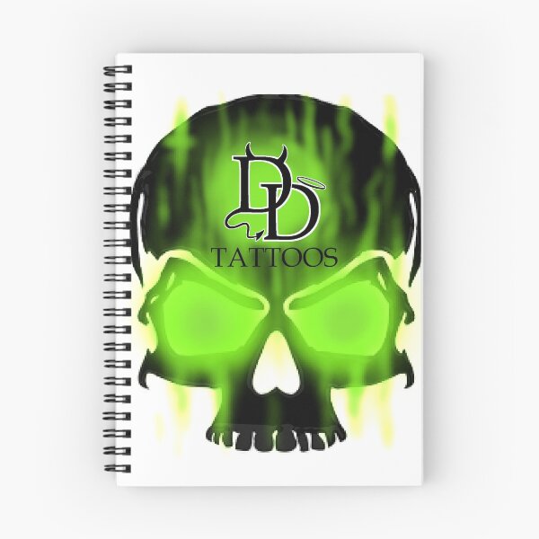 Item preview, Deviantly Devyn Tattoos with Skull designed and sold by Seren14.