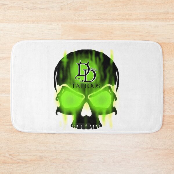 Item preview, Deviantly Devyn Tattoos with Skull designed and sold by Seren14.