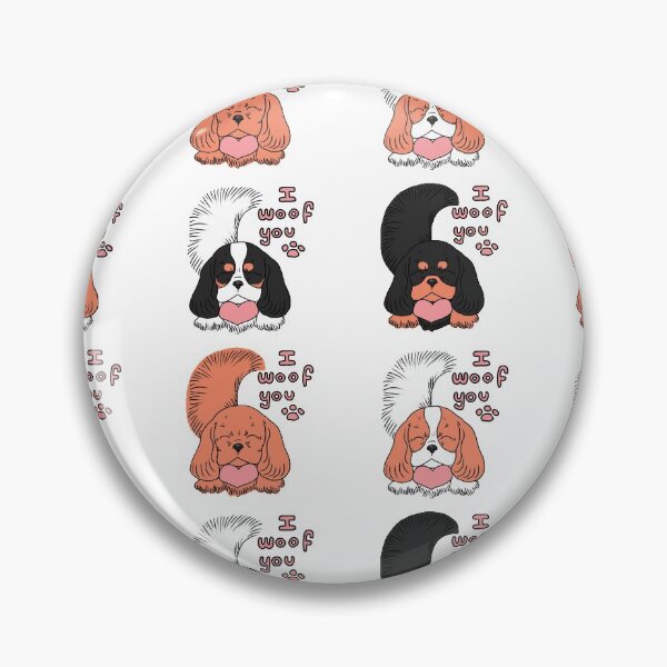 Item preview, Cavalier King Charles Spaniel - Ruby, Blenheim, Black and Tan and Tri-colour designed and sold by jollyinu.