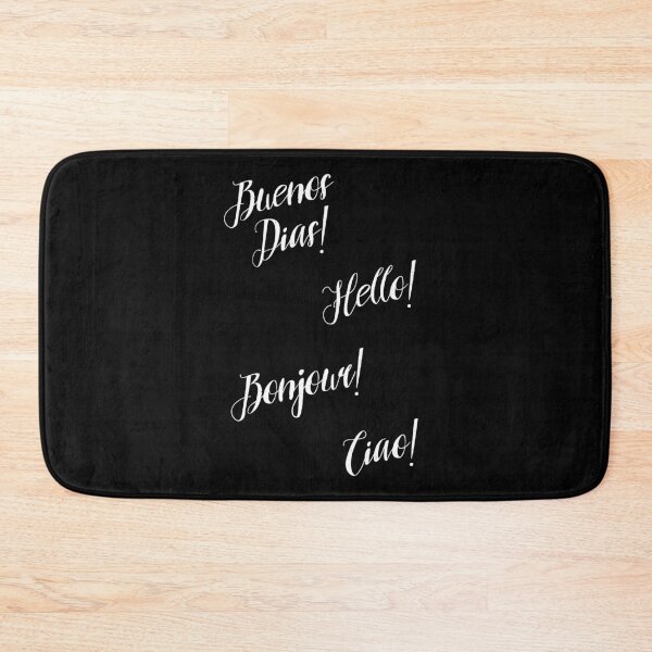 Item preview, Buenos Dias Hello Bonjour Ciao designed and sold by dk-design85.