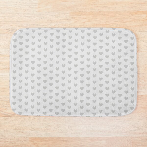Item preview, Cute Light Grey Heart Polka Dot Pattern designed and sold by PrintAngels.