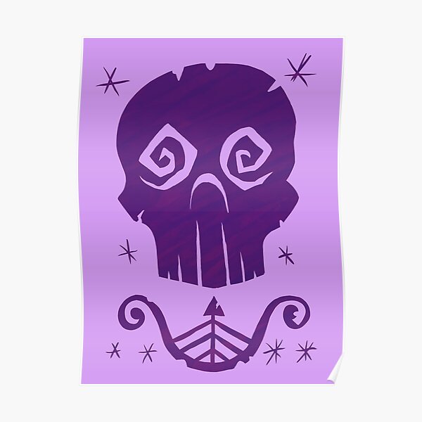 Skull Page Poster