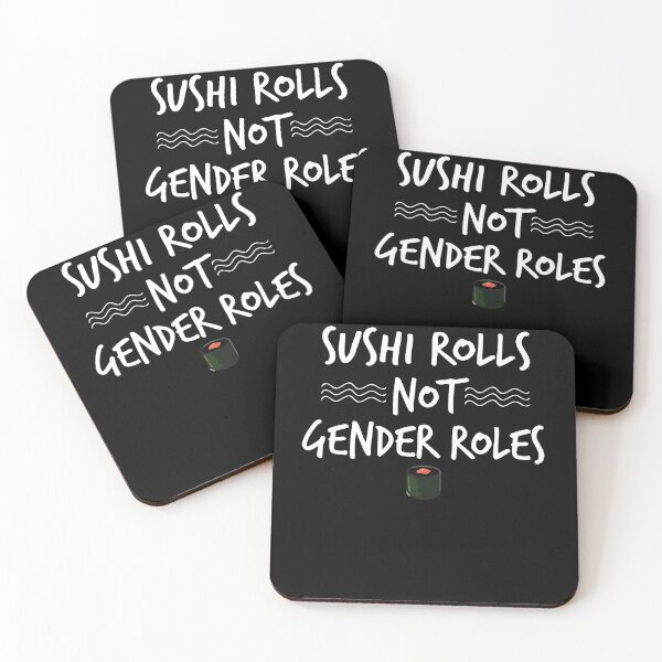 Item preview, Sushi Rolls Not Gender Roles , Womens Rights Shirts ,Feminist Shirts ,Feminism , designed and sold by Noussairox.
