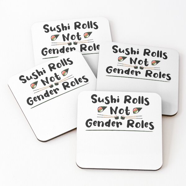 Item preview, Sushi Rolls Not Gender Roles , Womens Rights Shirts ,Feminist Shirts ,Feminism , designed and sold by Noussairox.