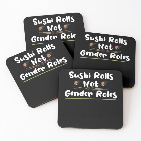 Item preview, Sushi Rolls Not Gender Roles , Womens Rights Shirts ,Feminist Shirts ,Feminism , designed and sold by Noussairox.