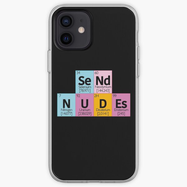 SeNd NUDEs - Tableau périodique Coque souple iPhone