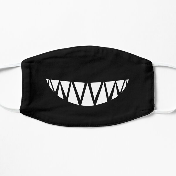 MADNESS || WHITE SHARK JAW TEETH GRILLZ Flat Mask