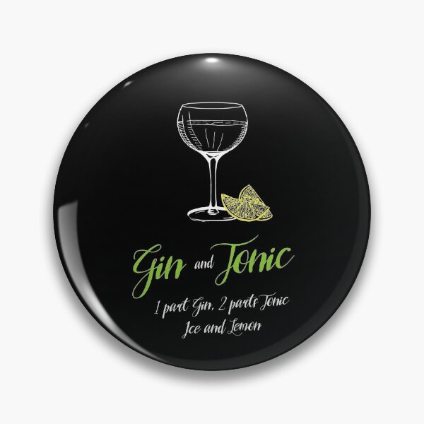 Item preview, Gin and Tonic Recipe designed and sold by dk-design85.