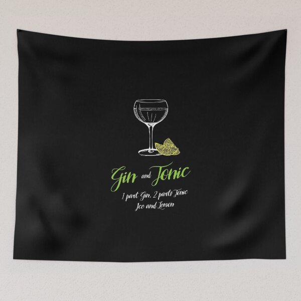 Item preview, Gin and Tonic Recipe designed and sold by dk-design85.