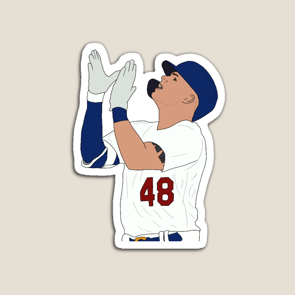 Joc Pederson Sticker for Sale by Kayla Troutman