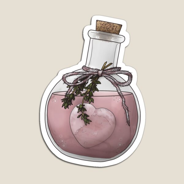 Item preview, Potion of Love - Fantasy Potion Bottle designed and sold by Cassidy June Art.