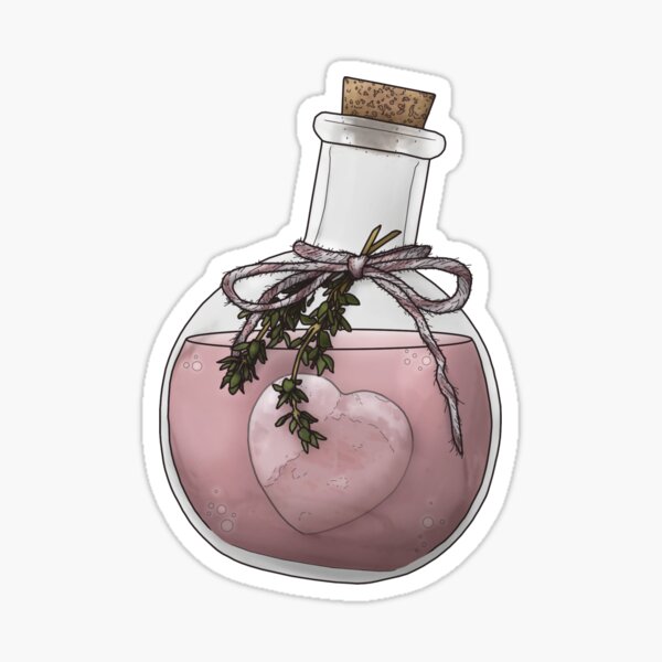 Item preview, Potion of Love - Fantasy Potion Bottle designed and sold by Kiel Chenier + Cassidy June Art.