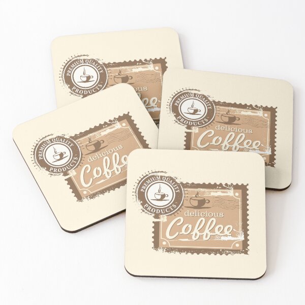 Item preview, Vintage Coffee stamp design designed and sold by coffeeapparel.