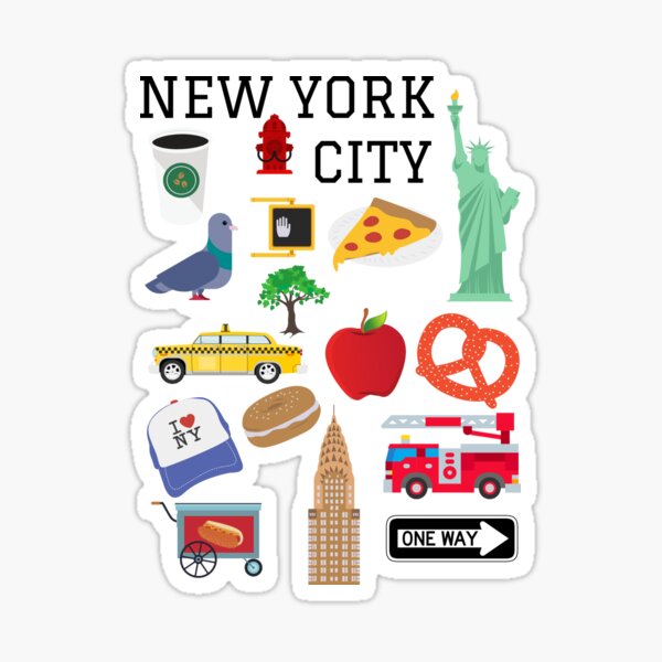 I Heart New York Sticker, New York Stickers, Laptop Stickers, NYC