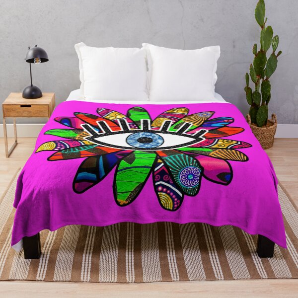 Item preview, Greek Evil Eye Bright Flower designed and sold by artbyomega.
