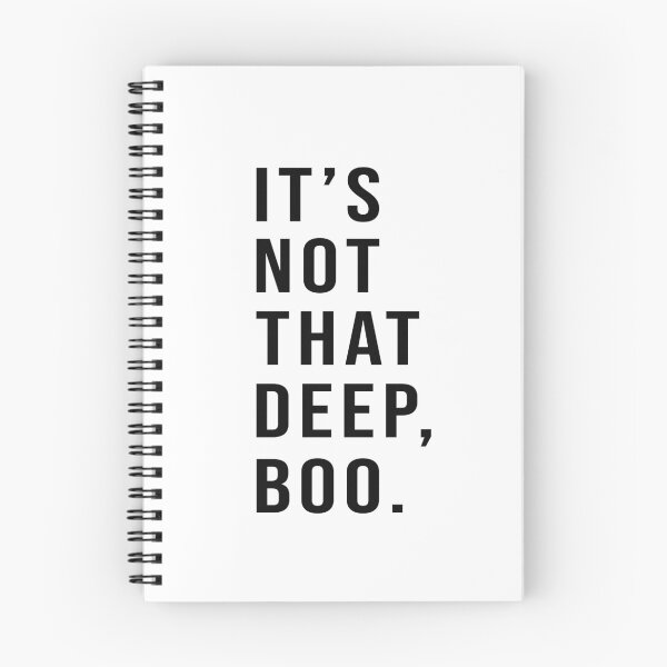 Item preview, It’s Not That Deep Boo. designed and sold by teeteeworld.