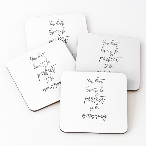 Item preview, You Don't Have to be Perfect to be Amazing designed and sold by mandarinolive.
