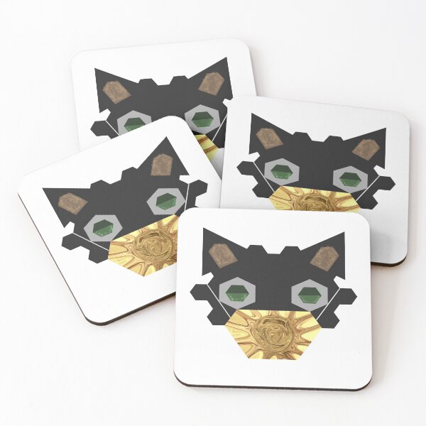 Item preview, Black Cat Wearing Sunny #2 mask designed and sold by wagnerps.