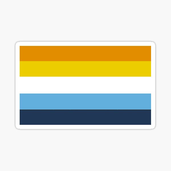 Aromantic Asexual (Aroace) Pride Flag Sticker