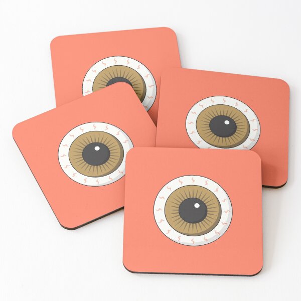 Item preview, Brown Eyeball Eye Eyeballs Eyes designed and sold by ThreeLeggedDane.