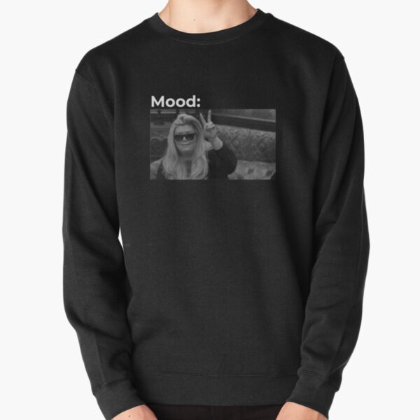 Gemma Collins meme black Mood Pullover Sweatshirt