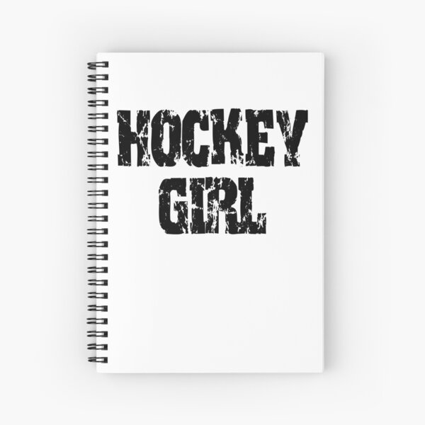 Hockey Girl Spiral Notebook