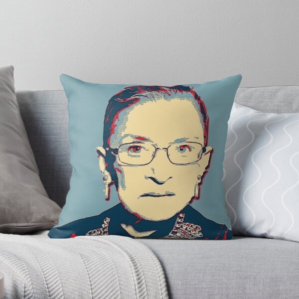 Notorious RBG I DISSENT Throw Pillow