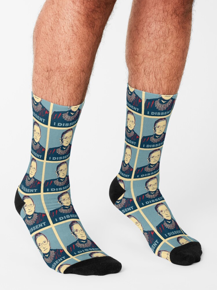 Alternate view of Notorious RBG I DISSENT Socks