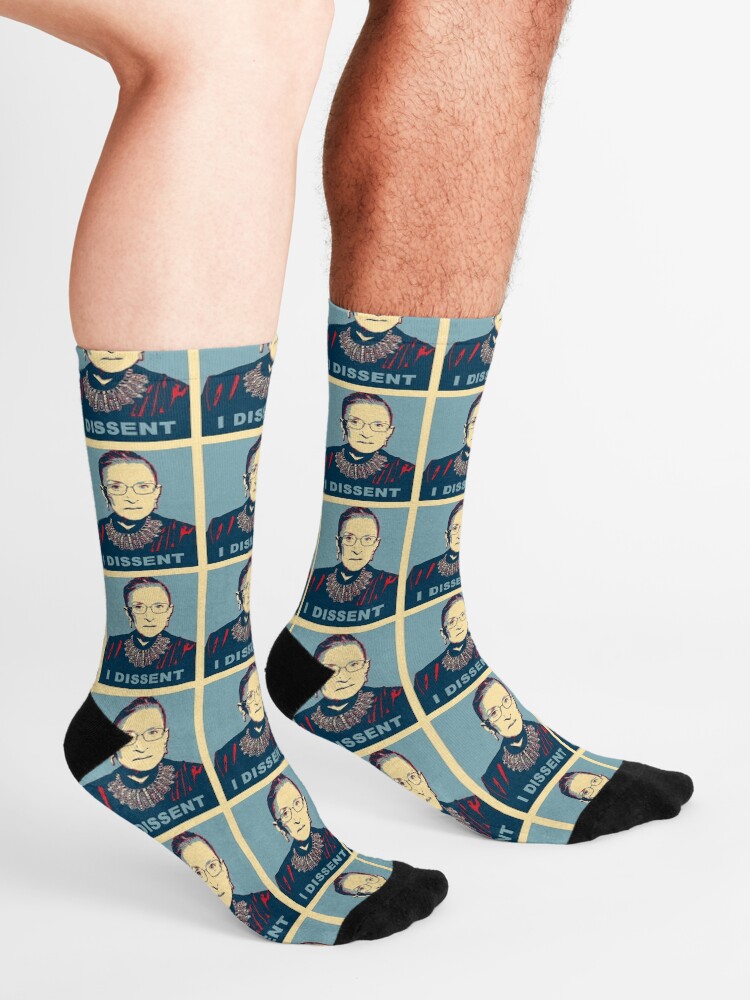 Alternate view of Notorious RBG I DISSENT Socks