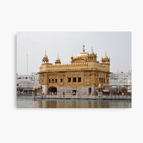 Angular view of the Golden Temple in Amritsar