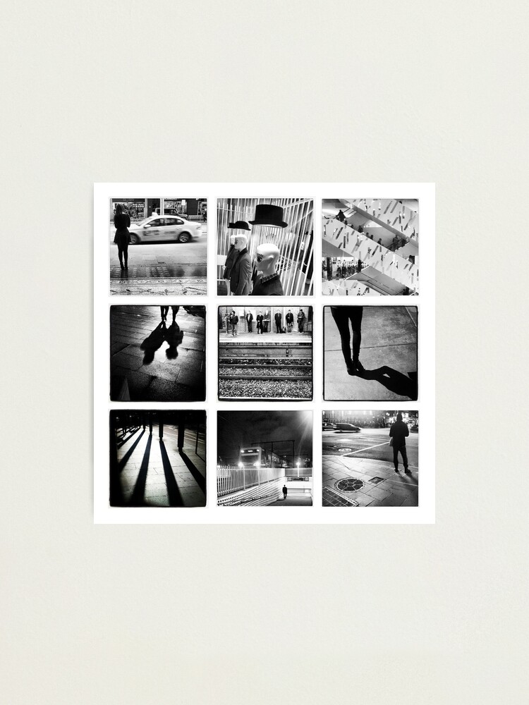 Alternate view of Black and White Wall Photographic Print