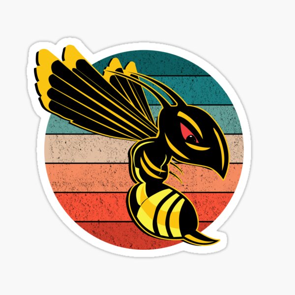 murder hornet vintage gift Sticker