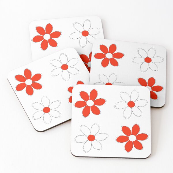 Item preview, Red and White Flowers - School Colors designed and sold by Danimw.