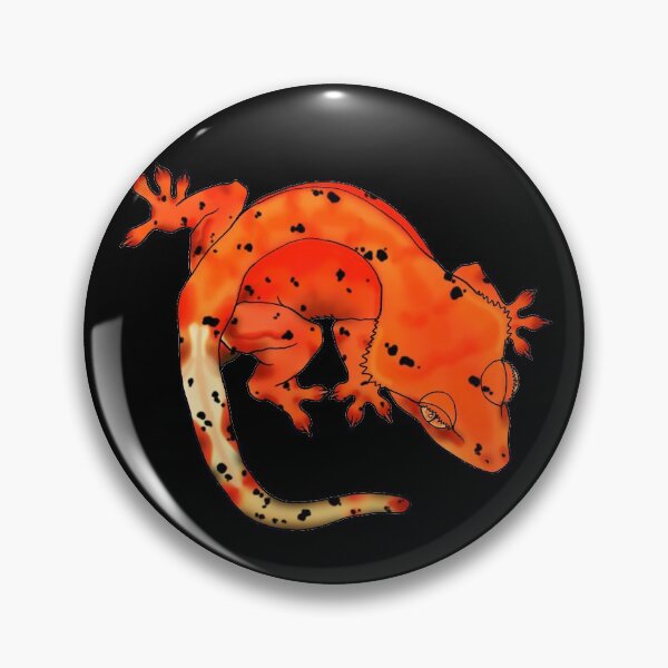 Item preview, Red Dalmation Crested Gecko designed and sold by TinkerandBone.