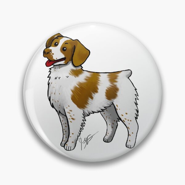 Item preview, Dog - Brittany - Orange and White designed and sold by Jennifer Stolzer.