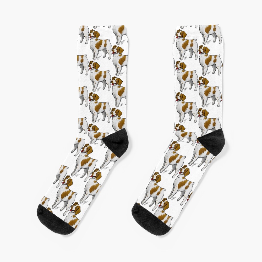 Brittany Spaniel Socks