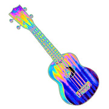 Artwork thumbnail, Holographic Ukelele by dinaaaaaah