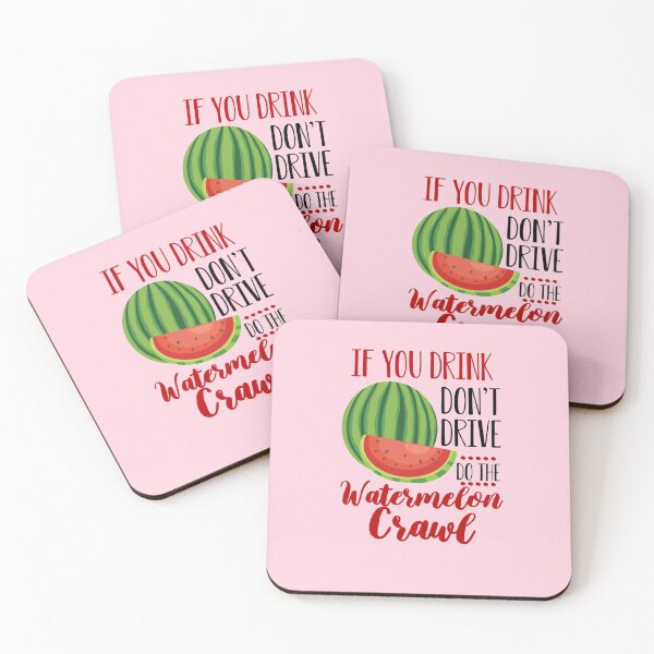 Item preview, Funny cute if you drink don’t drive do the watermelon crawl music country gift designed and sold by tiffanator606.