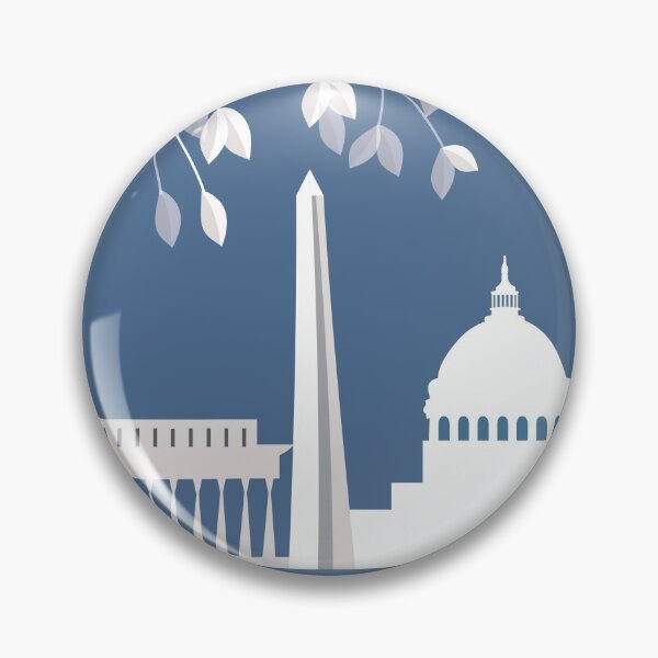 Item preview, Washington, D.C. - Skyline Illustration by Loose Petals designed and sold by LoosePetals.
