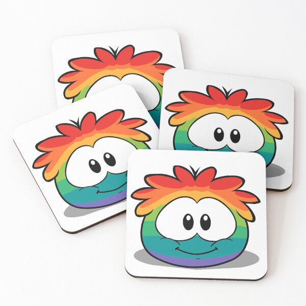 Item preview, Club Penguin Rainbow Puffle designed and sold by erinaugusta.