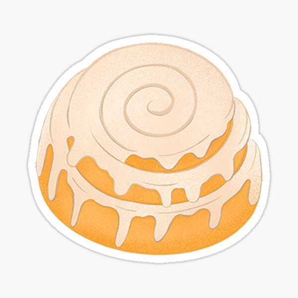 Rick Roll Cinnamon Roll Sticker