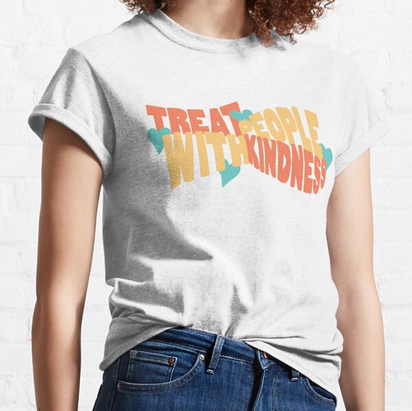 Vintage inspiriert behandeln Menschen mit Freundlichkeit Classic T-Shirt