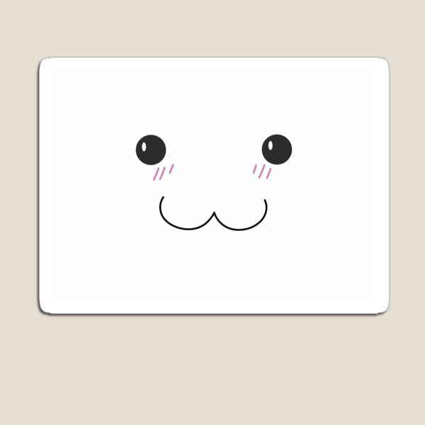 visage blanc Magnet