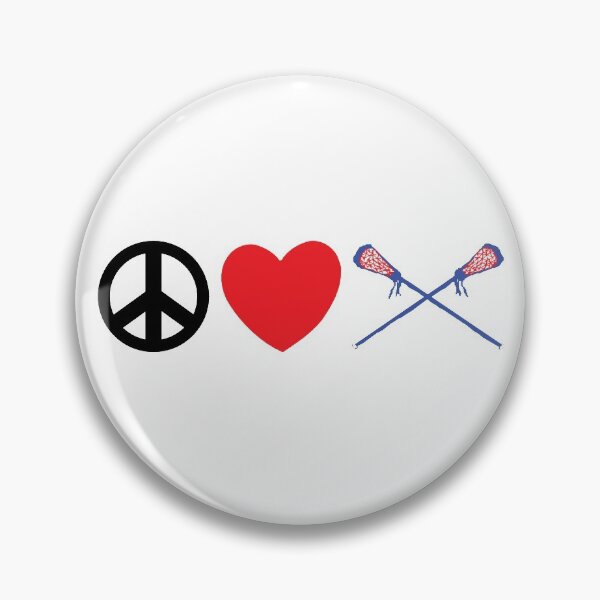Item preview, Peace Love Lacrosse designed and sold by SportsT-Shirts.