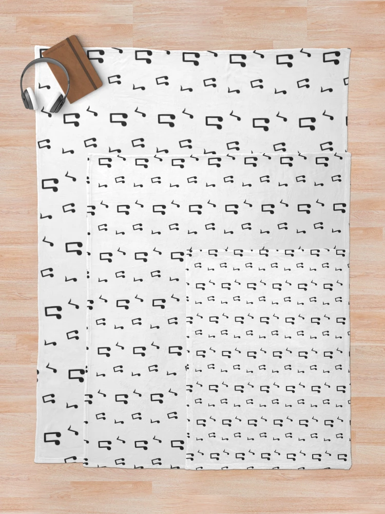 Thumbnail 5 of 6, Throw Blanket, Musical Notes designed and sold by conscript.