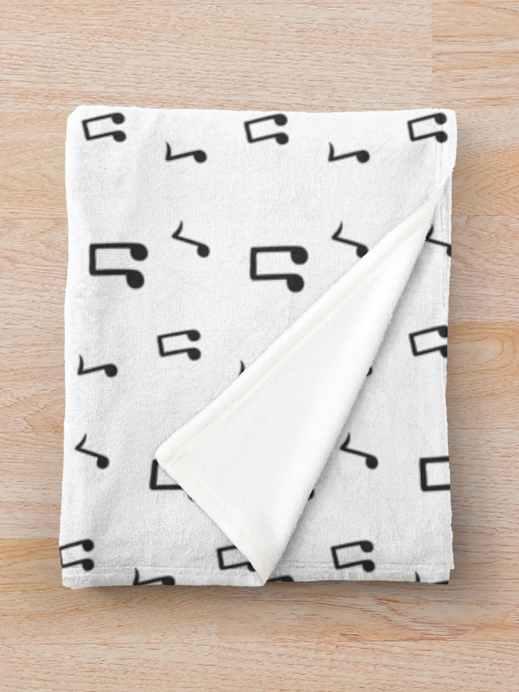 Thumbnail 3 of 6, Throw Blanket, Musical Notes designed and sold by conscript.