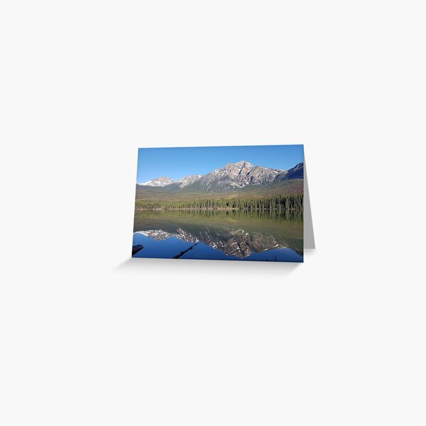 Pyramid Lake #1, Jasper, Alberta Greeting Card