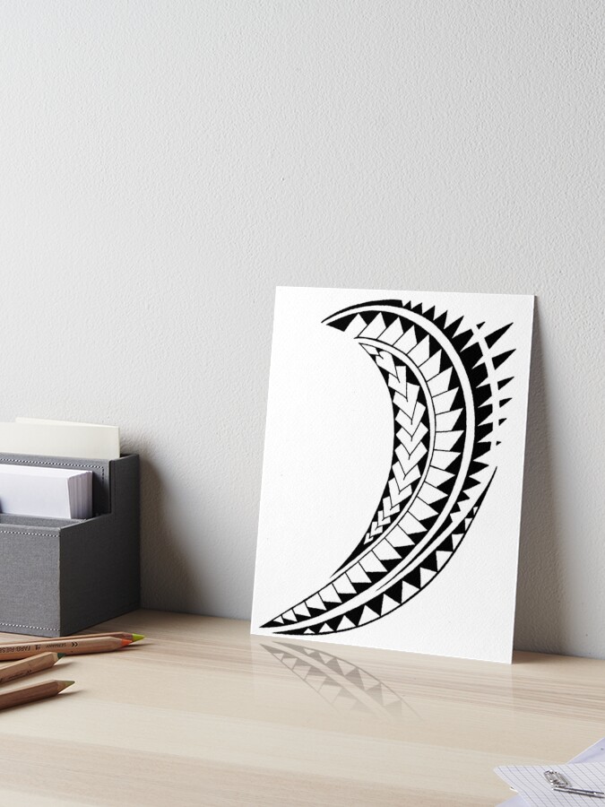 Hei Matau, Maori Hook design meaning Prosperity Art Board Print