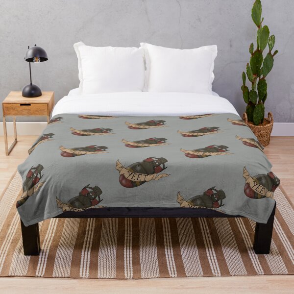 Yeet Bomb Throw Blanket